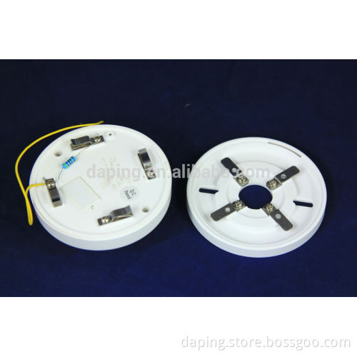 top mounted wire smoke detector alarm with ce approved
